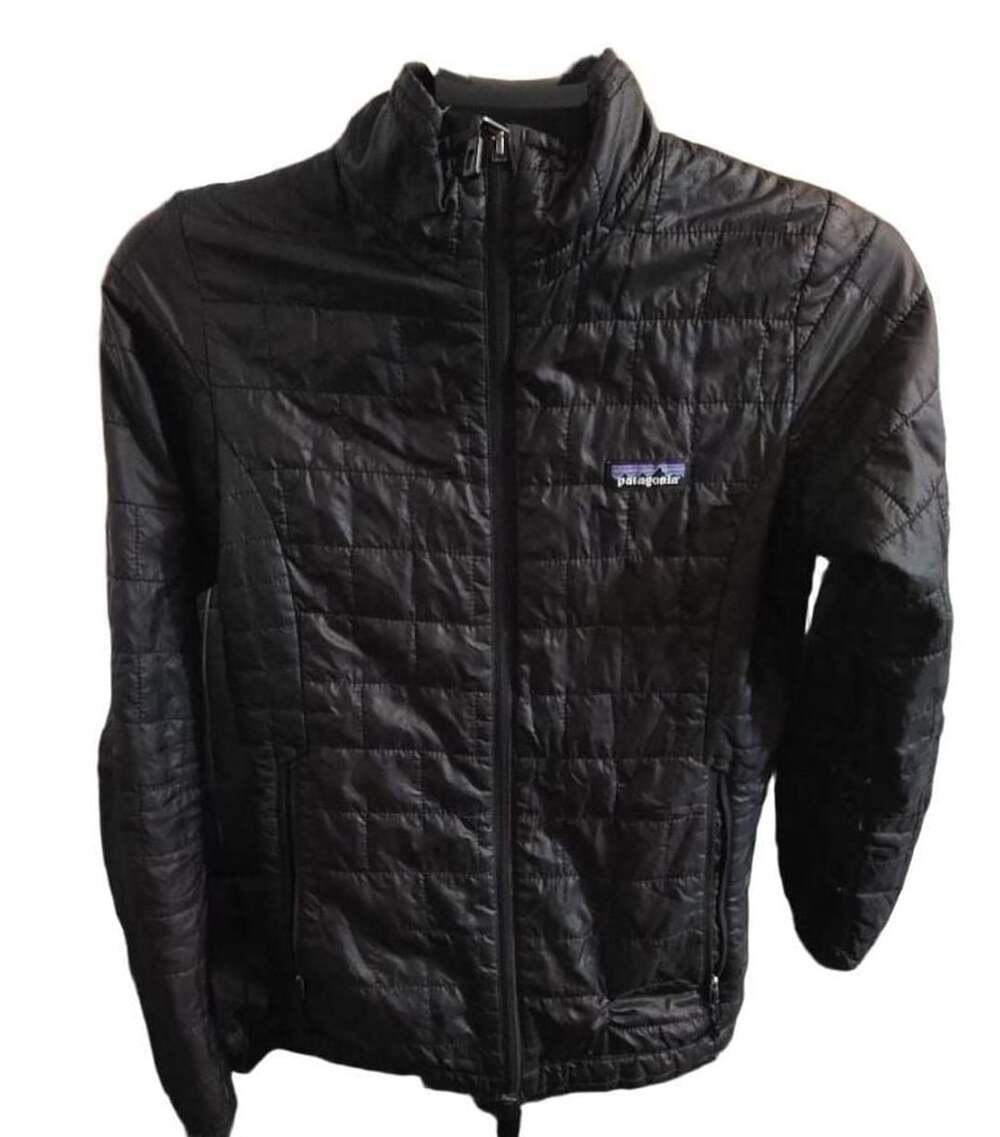 Patagonia Black Nano Puff Full Zip Quilted Jacket